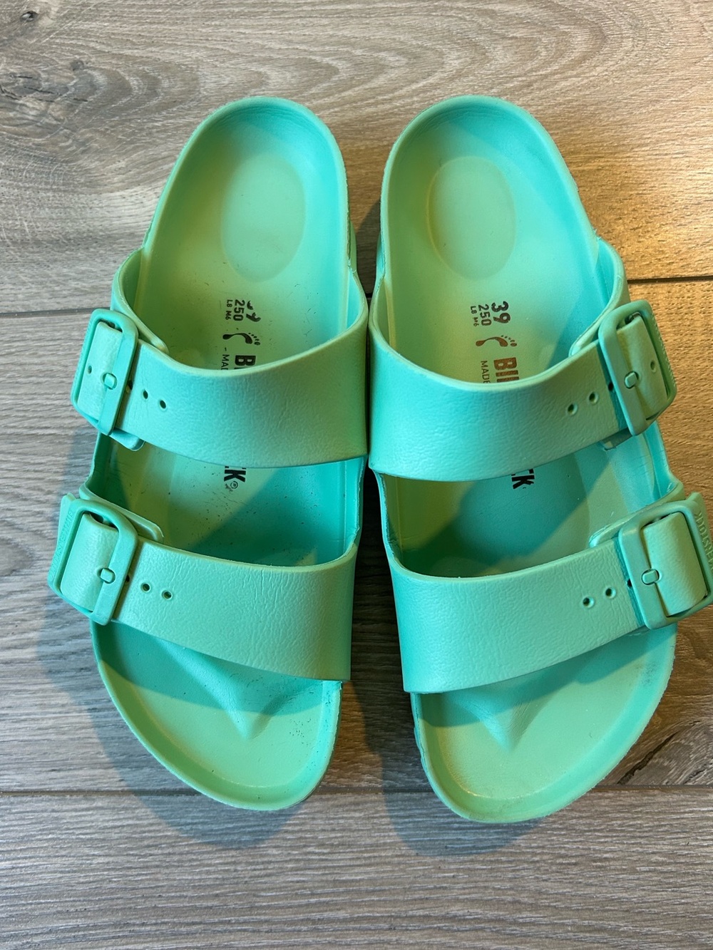 Birkenstock Arizona Two-Strap Recovery Slide Sandal EVA Size 8